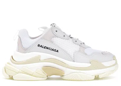 Pre-owned Balenciaga Triple S (2018) Reissue) (women's) Sneakers In White