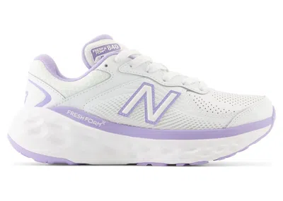 Pre-owned New Balance Fresh Foam 840f (women's) Sneakers In White/lilac Glo