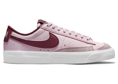 Pre-owned Nike Blazer Low 77 Dark Beetroot Sneakers In Pink Foam/white/black In Multi