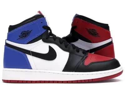 Pre-owned Jordan 1 Retro Top 3 Sneakers In Black/varsity Red/varsity Royal In Multi