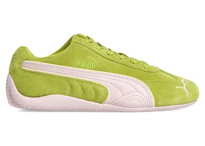 Pre-owned Puma Speedcat (women's) Sneakers In Sea Kelp/rose Mauve In Multi