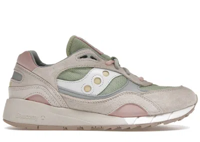 Pre-owned Saucony Men's  Shadow 6000 Sneakers In Stoney Creek/light Green