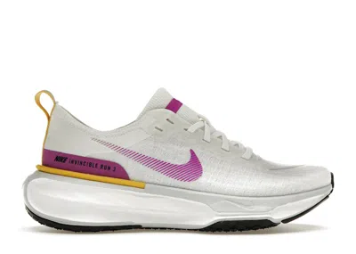 Pre-owned Nike Zoomx Invincible Run 3 Vivid Purple (women's) Sneakers In White/vivid Sulfur/pure Platinum