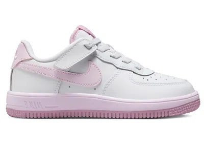 Pre-owned Nike Force 1 Low Easyon Sneakers In White/elemental Pink/pink Foam