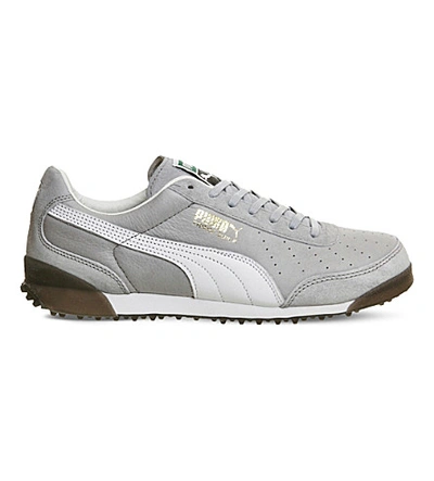Puma Trimm Quick Suede And Leather Trainers In Glacial Blue Ice ModeSens