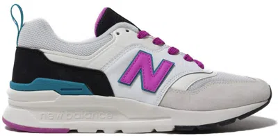 Pre-owned New Balance 997h (women's) Sneakers In White/purple/grey In Multi