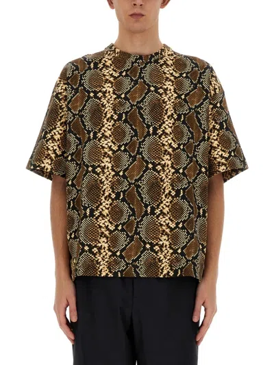 Jil Sander T-shirt With Animal Pattern