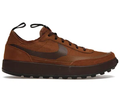 Pre-owned Nike Craft General Purpose Shoe Tom Sachs Field Brown Sneakers In Pecan/dark Field Brown