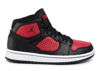 Pre-owned Jordan Access Sneakers In Black/gym Red/white In Multi
