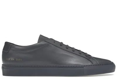Pre-owned Common Projects Men's  Original Achilles Sneakers In Dark Grey In Gray