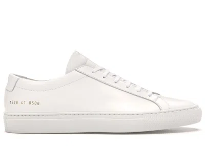 Pre-owned Common Projects Men's  Original Achilles Sneakers In White