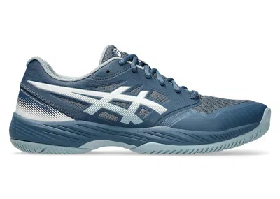 Pre-owned Asics Men's  Gelcourt Hunter 3 Sneakers In Vintage Indigo/white