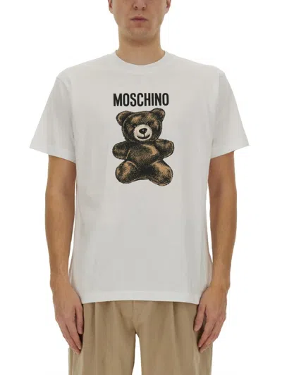Moschino Teddy Bear T-shirt In White