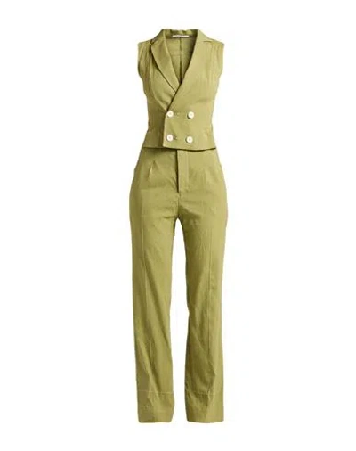 High Use Woman Jumpsuit Sage Green Size 12 Hemp, Rayon, Elastane