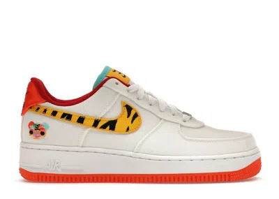 Pre-owned Nike Air Force 1 Low '07 Lx Year Of The Tiger (women's) Sneakers In Sail/university Gold/white