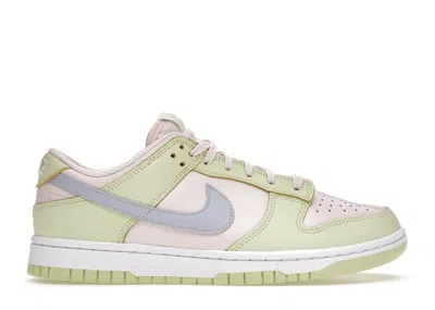 Pre-owned Nike Dunk Low (women's) Sneakers In Light Soft Pink/ghost/lime Ice