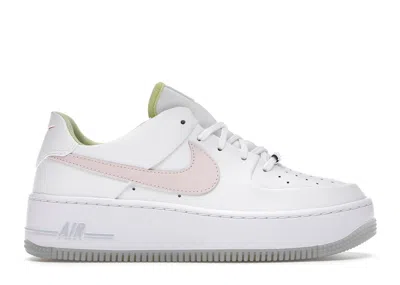 Pre-owned Nike Air Force 1 Sage Low One Of One (women's) Sneakers In White/pink Quartz/hydrogen Blue
