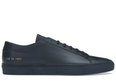 Pre-owned Common Projects Men's  Original Achilles Sneakers In Deep Navy Blue