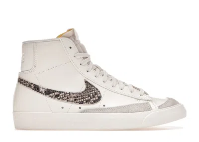 Pre-owned Nike Blazer Mid 77 Snake (women's) Sneakers In Sail/particle Beige