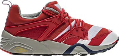 Pre-owned Puma Men's  Blaze Of Glory Rwb Sneakers In High Risk Red/ Blue/white