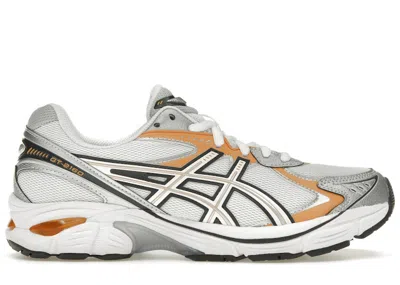 Pre-owned Asics Men's  Gt2160 Sneakers In White/orange Lily