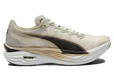 Pre-owned Puma Deviate Nitro Elite 3 Represent 247 (women's) Sneakers In Desert Dust/black