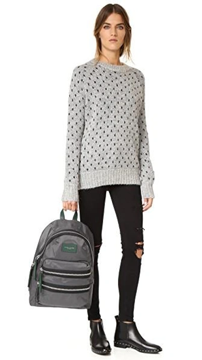 Shop Marc Jacobs Nylon Biker Backpack In Shadow