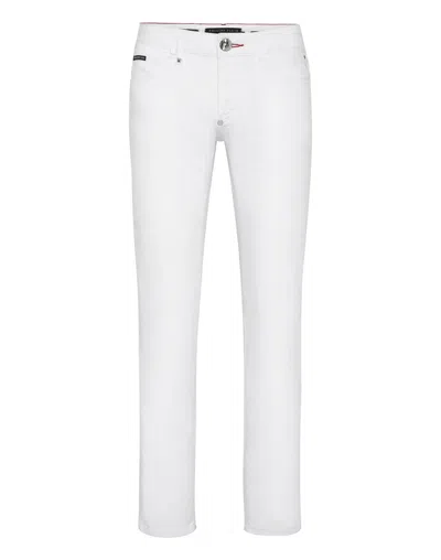 Philipp Plein Denim Trousers Super Straight Cut