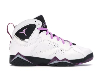 Pre-owned Jordan 7 Retro Sneakers In White/fuchsia Glow/black
