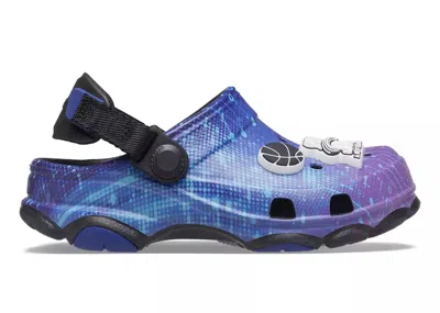 Pre-owned Crocs Classic Allterrain Clog Space Jam Sneakers In Black/royal/purple In Multi