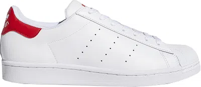 Pre-owned Adidas Originals Superstan White (women's) Sneakers In Cloud White/scarelet Red