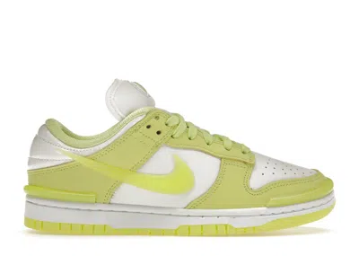 Pre-owned Nike Dunk Low Twist (women's) Sneakers In Light Lemon Twist/white In Multi