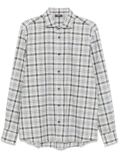 Peserico Checked Pattern Shirt