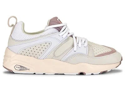 Pre-owned Puma Blaze Of Glory Premium (women's) Sneakers In Whisperin White/whisper White/quail