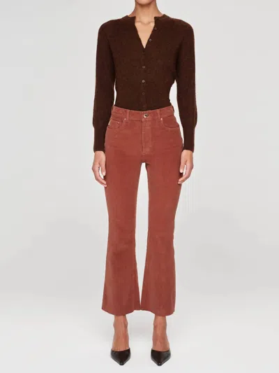 DL1961 - WOMEN'S BRIDGET BOOT HIGH RISE INSTASCULPT CROP JEANS IN TERRACOTTA 