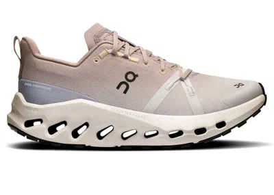 Pre-owned On Men's  Running Cloudsurfer Trail Waterproof Sneakers In Desert/wolf