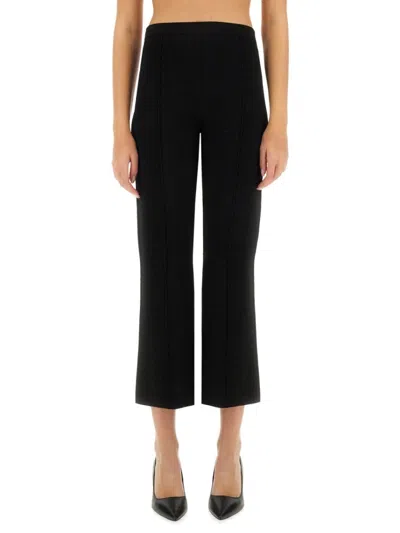 Theory Tailored Flare Pants With Fitted Waist
