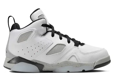 Pre-owned Jordan Flight Club '91 Gym Red Sneakers In White/black/metallic Silver In Multi