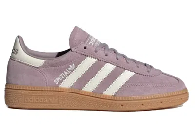 Pre-owned Adidas Originals Handball Spezial Sneakers In Preloved Fig/cream White/gum