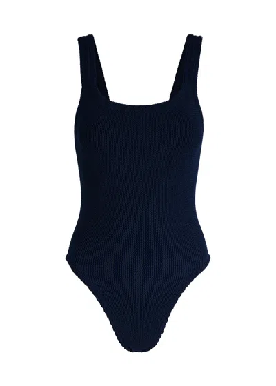 Hunza G Seersucker Swimsuit