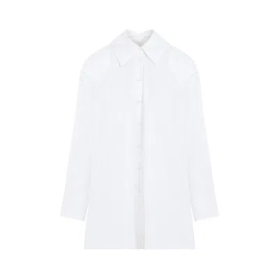 Jil Sander Optic White Cotton Shirt