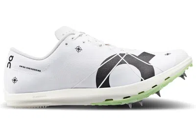 Pre-owned On Running Cloudspike 1500m (women's) Sneakers In Undyed/white/mint