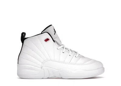 Pre-owned Jordan 12 Retro Twist Sneakers In White/black/university Red