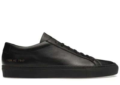 Pre-owned Common Projects Men's  Original Achilles Sneakers In Black