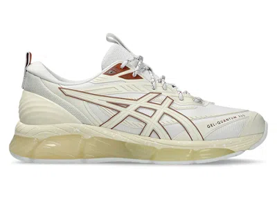 Pre-owned Asics Men's  Gelquantum 360 Viii Utility Sneakers In White/cream