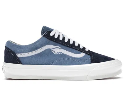 Pre-owned Vans Men's  Old Skool Notre Sneakers In Blue/white