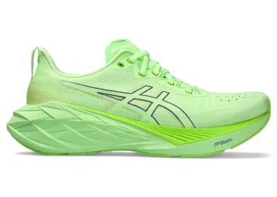 Pre-owned Asics Men's  Novablast 4 Sneakers In Illuminate Green/lime Burst