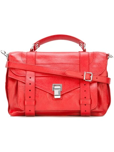 Proenza Schouler 'ps1'中号手提包 In Red