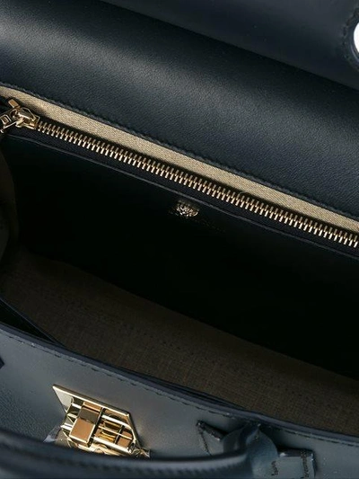 Shop Versace Palazzo Empire Tote Bag In Blue