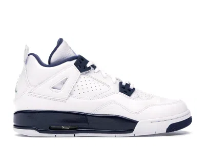 Pre-owned Jordan 4 Retro Columbia (2015) Sneakers In White/legend Blue/midnight Navy In Multi